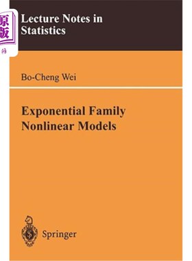 海外直订Exponential Family Nonlinear Models 指数族非线性模型