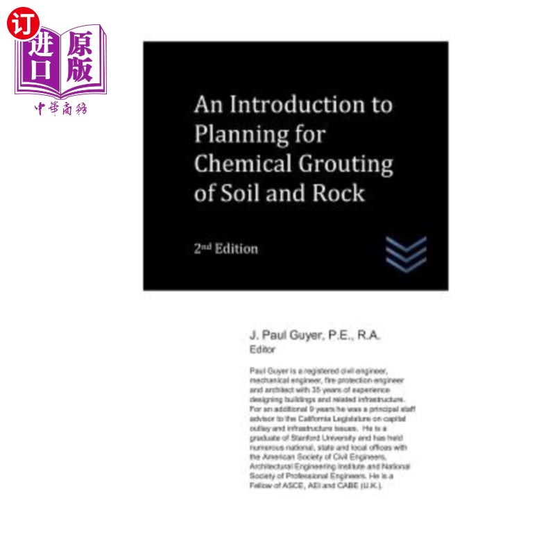 海外直订An Introduction to Planning for Chemical Grouting of Soil and Rock