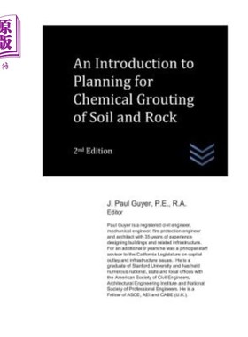 海外直订An Introduction to Planning for Chemical Grouting of Soil and Rock