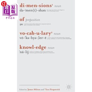 海外直订Dimensions of Vocabulary Knowledge 词汇知识维度