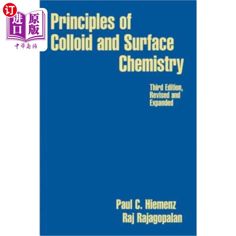 海外直订Principles of Colloid and Surface Chemistry, Revised and Expanded 胶体和表面化学原理，修订和扩展