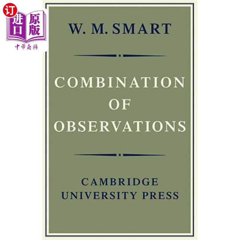 海外直订Combination of Observations 观察结果的组合