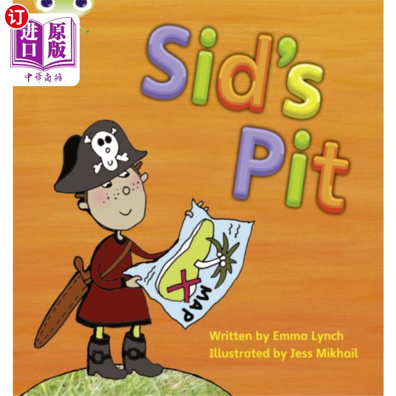 海外直订Bug Club Phonics Fiction Reception Phase 2 Set 01-02 Sid's Pit 虫子俱乐部语音小说接待第二阶段第01-02集希德的坑