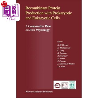 海外直订Recombinant Protein Production with Prokaryotic and Eukaryotic Cells. a Comparat 利用原核和真核细胞生产重组