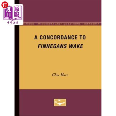 海外直订A Concordance to Finnegans Wake 《芬尼根守灵协奏曲》