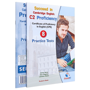 Succeed in Cambridge CPE Practice Tests Self-Study 剑桥通用英语考试CPE考试自学套装 含答案 12岁以上