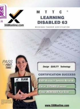 海外直订Mttc Learning Disabled 63 Teacher Certification Test Prep Study Guide MTTC学习障碍63教师资格考试备考学习指
