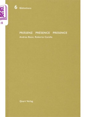 海外直订古英语 Prasenz Presence Presence Prasenz的存在