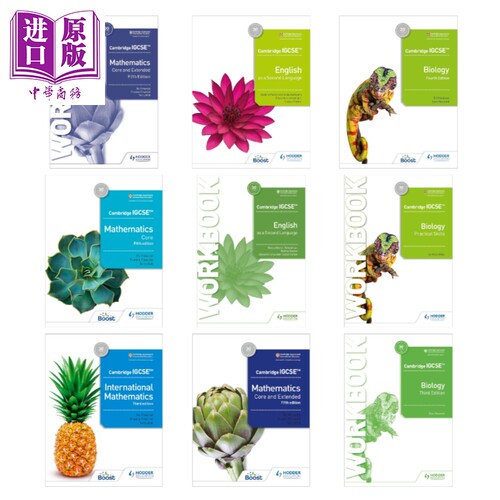 Hodder出版社 Cambridge IGCSE系列图书合集 教材练习册技能手册 英语English数学生物化学物理计算机科学商业【中商原版】