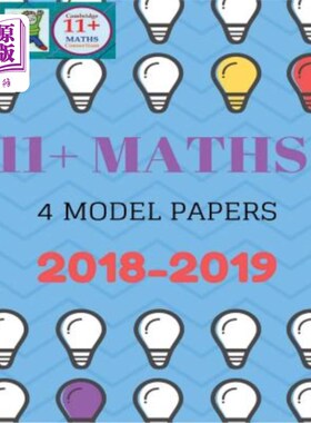 海外直订11 Plus Maths Model Papers: For Competitive Grammar School Exams 11篇数学模型论文：用于竞争性语法学校考试