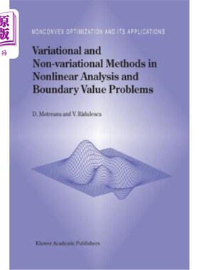 海外直订Variational and Non-Variational Methods in Nonlinear Analysis and Boundary Value 非线性分析与边值问题中的变