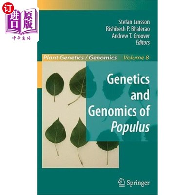 海外直订Genetics and Genomics of Populus 杨树的遗传学和基因组学
