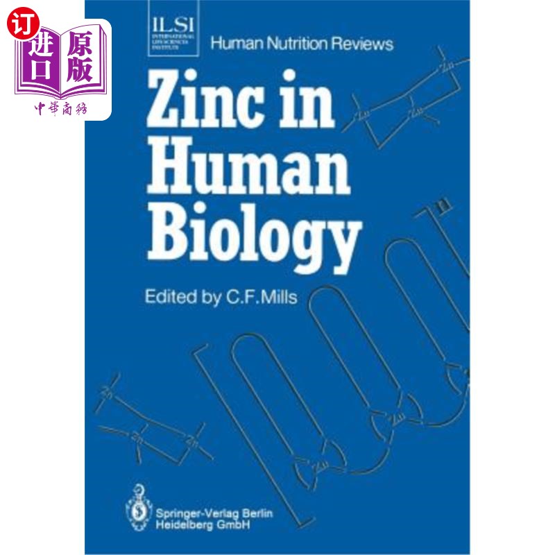 海外直订医药图书Zinc in Human Biology 人体生物学中的锌