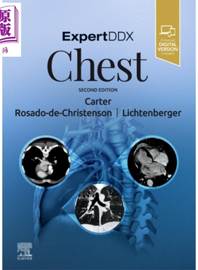 现货 专家DDx 胸部 第2版 英文原版 ExpertDDx Chest Brett W Carter【中商原版】Elsevier