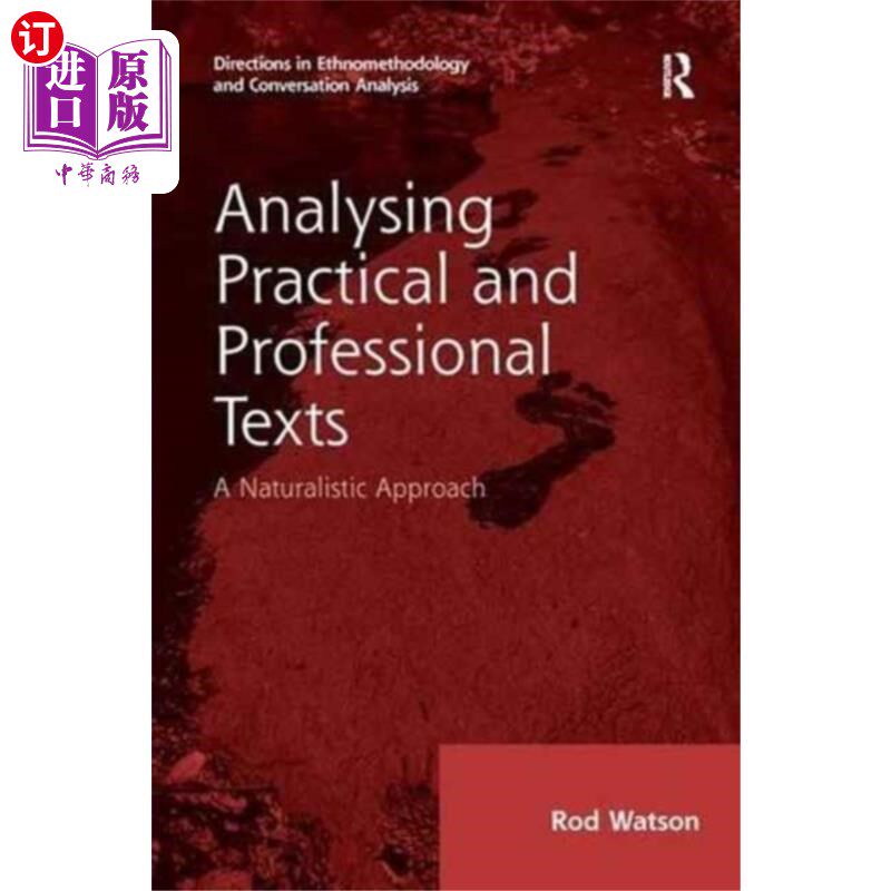 海外直订Analysing Practical and Professional Texts 分析实用和专业文本