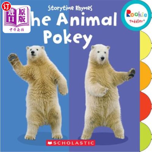 海外直订The Animal Pokey (Rookie Toddler) 动物宝贝（初学走路的新手）