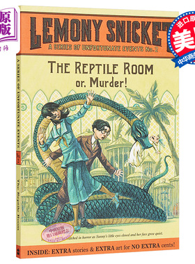 【中商原版】雷蒙 斯尼奇的不幸历险2 可怕的爬虫屋 英文原版 A Series of Unfortunate Events #02 Lemony Snicket 科幻小说