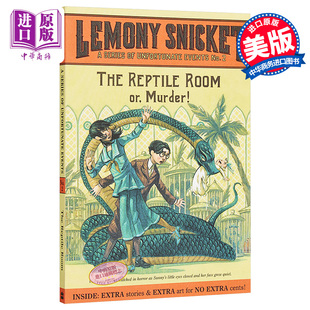 爬虫屋 中商原版 英文原版 可怕 斯尼奇 Lemony Events Snicket 不幸历险2 Unfortunate 雷蒙 科幻小说 Series