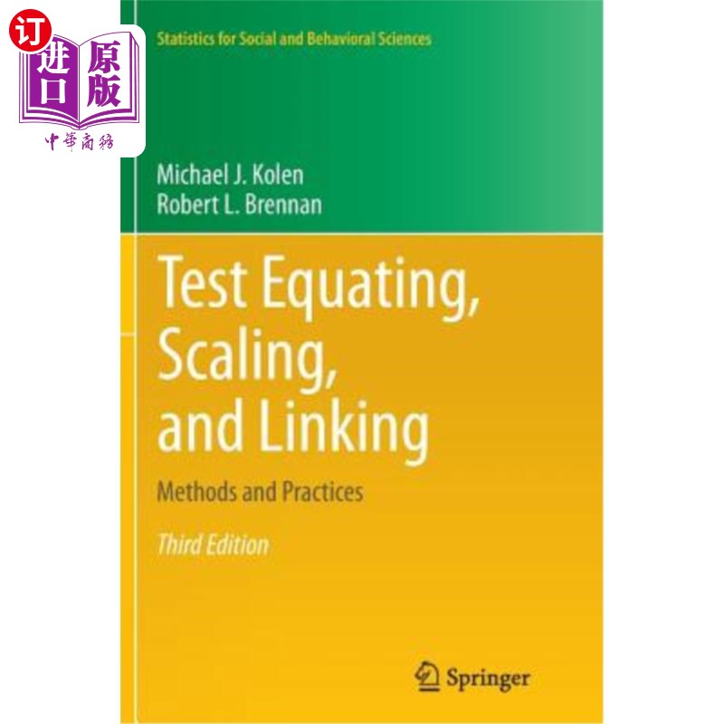 海外直订Test Equating, Scaling, and Linking: Methods and Practices 测试等值、缩放和链接:方法和实践