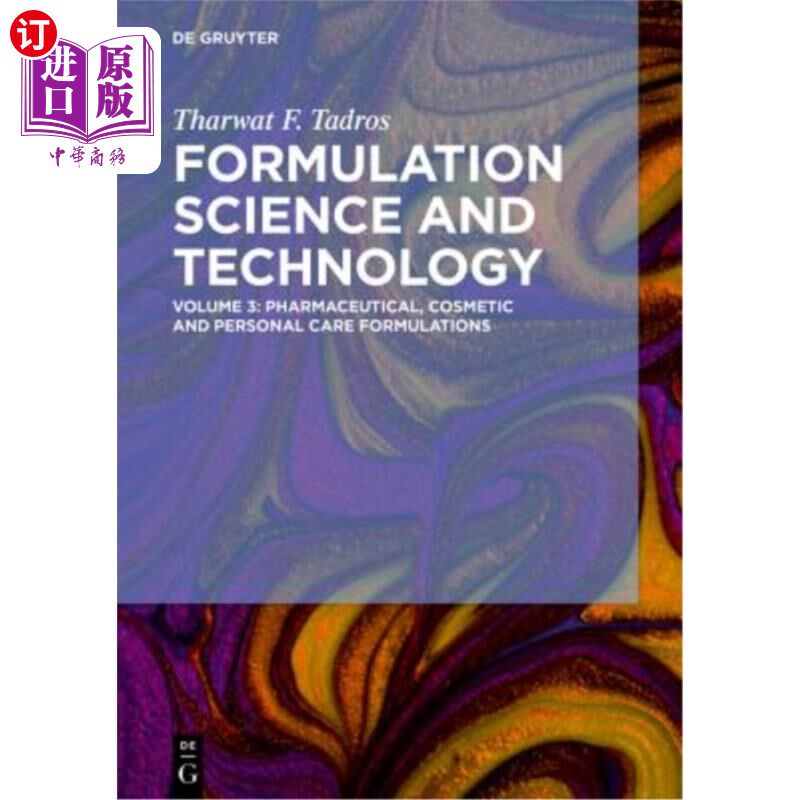 海外直订Pharmaceutical, Cosmetic and Personal Care Formulations 药品、化妆品和个人护理配方