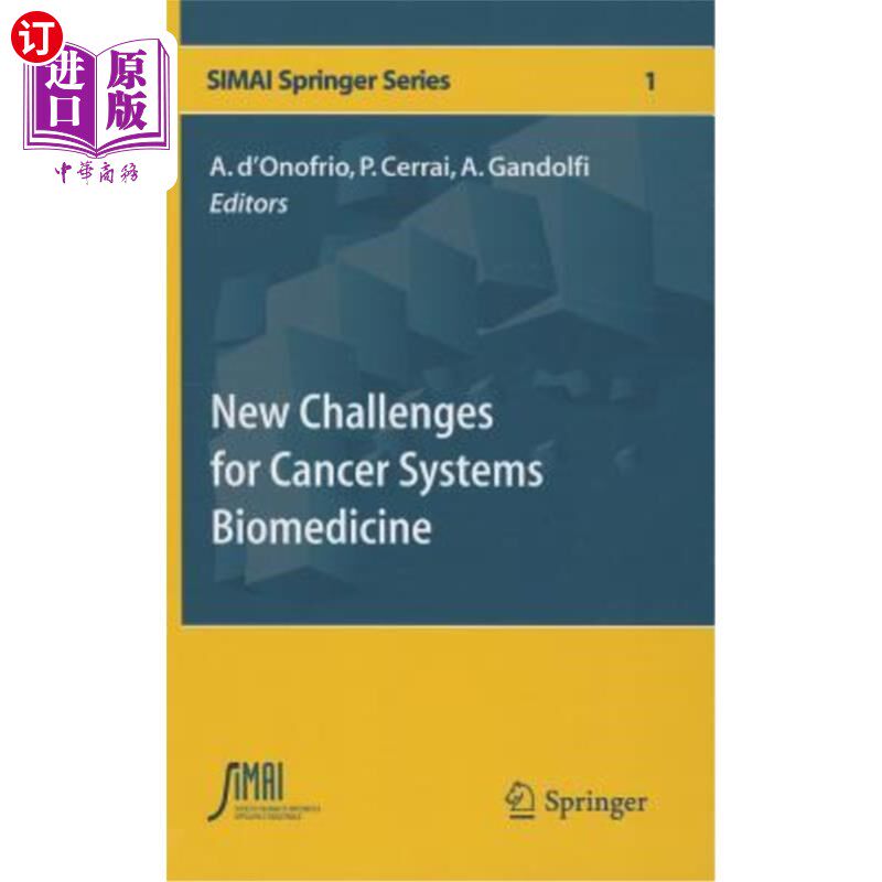 海外直订New Challenges for Cancer Systems Biomedicine 癌症系统生物医学的新挑战