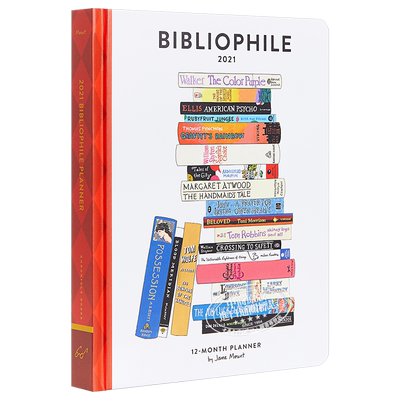 现货 Bibliophile 2021 12-Month Planner Jane Mount 英文原版 藏书家 2021月历【中商原版】