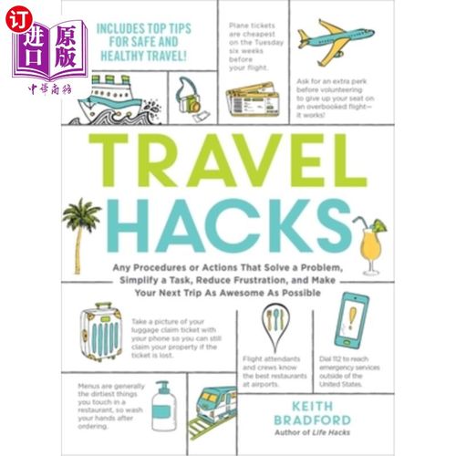 海外直订Travel Hacks: Any Procedures or Actions That Solve a Problem, Simplify a Task, R 旅行黑客：任何可以解决问题