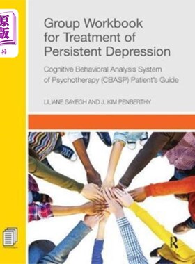 海外直订医药图书Group Workbook for Treatment of Persistent Depre... 治疗持续性抑郁症的小组工作手册