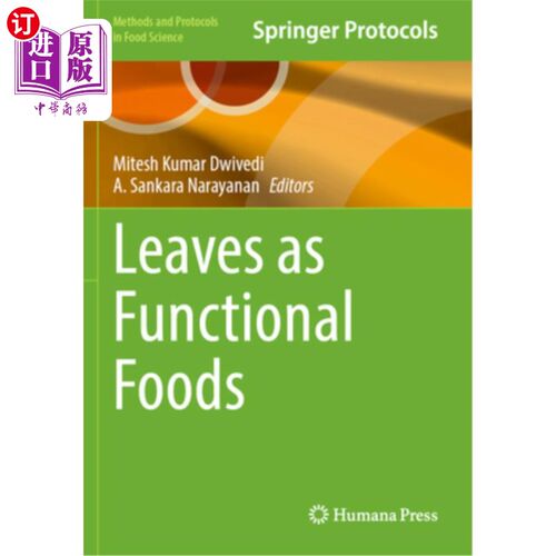 海外直订Leaves as Functional Foods 叶子作为功能性食品