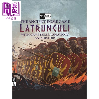 拉库利棋 古罗马游戏立体书 Latrunculi The Ancient Rome Game 英文原版 David Hawcock  士兵游戏双人策略棋盘书【中商原版