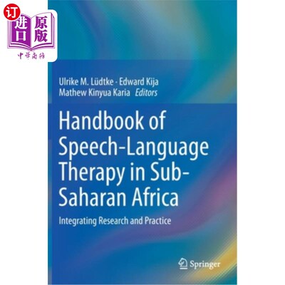 海外直订医药图书Handbook of Speech-Language Therapy in Sub-Saharan Africa: Integrating Research  撒哈拉以南非洲语言