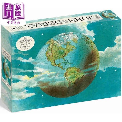 现货 John Derian Paper Goods: Planet Earth 进口艺术 约翰·德里安：地球 1000块拼图【中商原版】