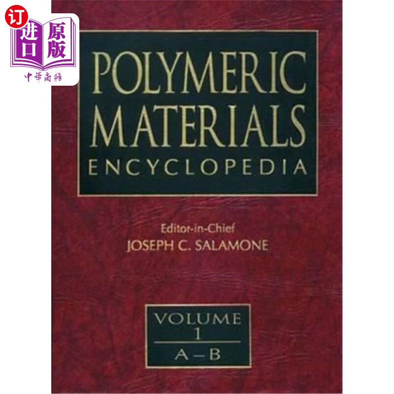 海外直订Polymeric Materials Encyclopedia 高分子材料百科全书，12卷集