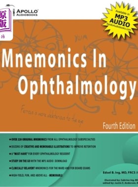 海外直订Mnemonics In Ophthalmology, 4th Edition