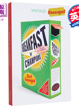 【中商原版】冠军的早餐 英文原版 Breakfast Of Champions Kurt Vonnegut Vintage Classics 文学