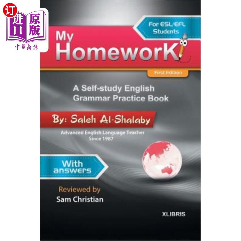 海外直订My Homework: A Self-Study English Grammar Practice Book 我的作业:一本自学英语语法练习册