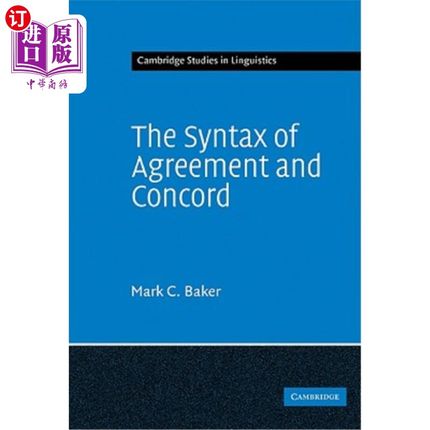 海外直订The Syntax of Agreement and Concord 协定与协和的语法