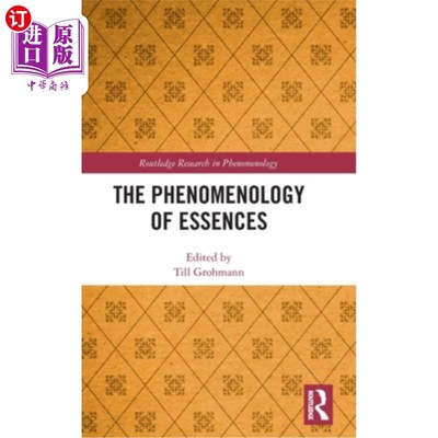 海外直订The Phenomenology of Essences 本质现象学