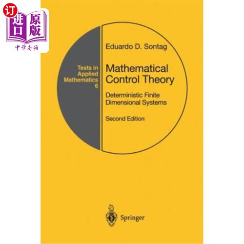 海外直订Mathematical Control Theory: Deterministic Finite Dimensional Systems 数学控制理论：确定性有限维系统