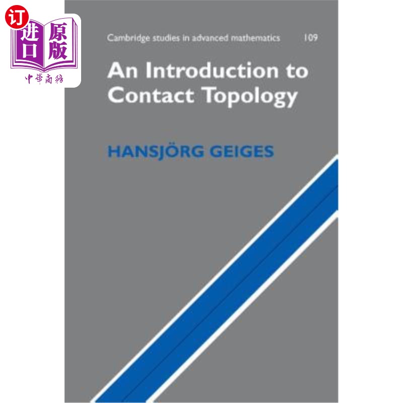 海外直订An Introduction to Contact Topology 接触拓扑简介