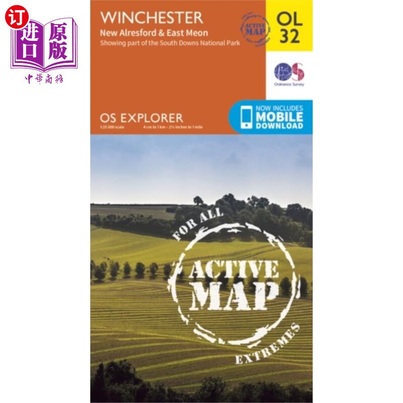 海外直订Winchester, New Alresford & East Meon 温彻斯特，新奥尔斯福德和东梅恩