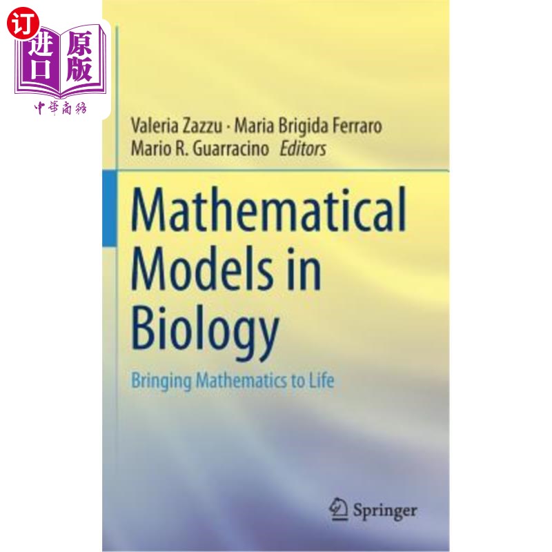 海外直订Mathematical Models in Biology: Bringing Mathematics to Life 生物学中的数学模型:将数学带入生活