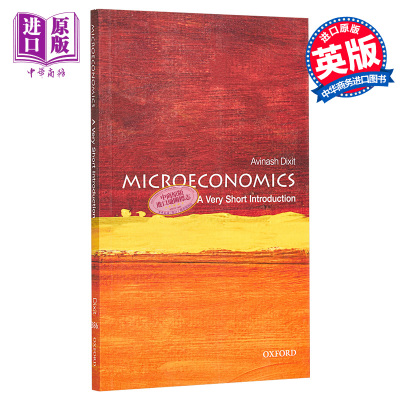 预售 Microeconomics: A Very Short Introduction 英文原版 牛津通识系列：微观经济学 Avinash K. Dixit【中商原版】