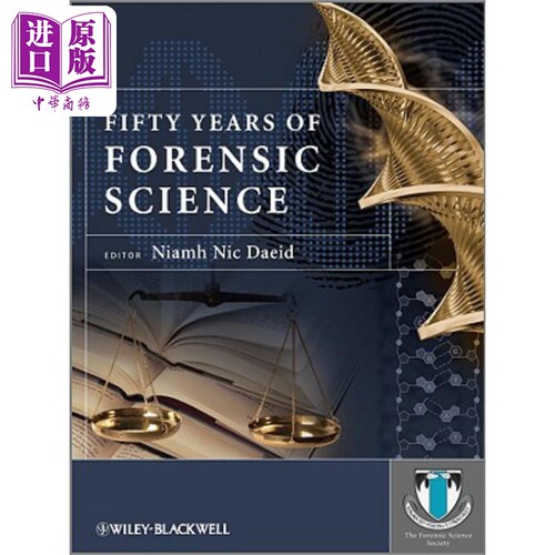 现货 法医科学50年 Fifty Years of Forensic Science 英文原版 Dr. Niamh Nic Daeid 中商原版