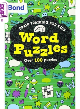 牛津邦德单词谜题 含答案BOND WORD PUZZLES 英文原版 英国私立名校入学考试 进口 小学英语游戏教辅练习【中商原版】