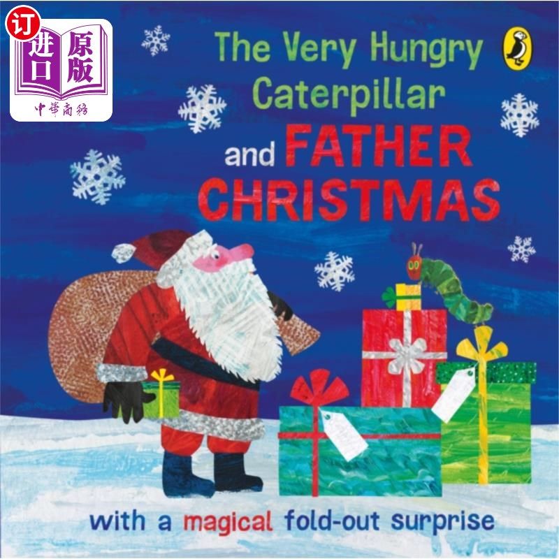 海外直订Very Hungry Caterpillar and Father Christmas 非常饥饿的毛毛虫和圣诞老人