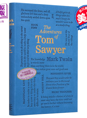 汤姆索亚历险记 Word Cloud Classics Adventures Of Tom Sawyer 英文原版 Mark Twain   【中商原版】