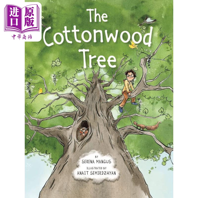 三叶杨树 The Cottonwood Tree 英文原版 儿童科普绘本 植物知识百科图画书 精装绘本 进口图书 自然科学儿童读物【中商原版?