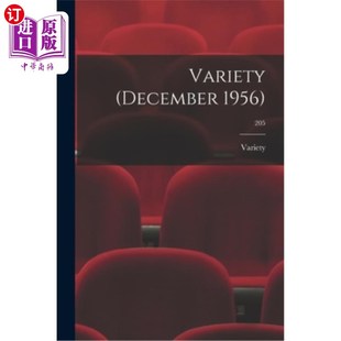 1956 205 品种 ;205 海外直订Variety 1956年12月 December