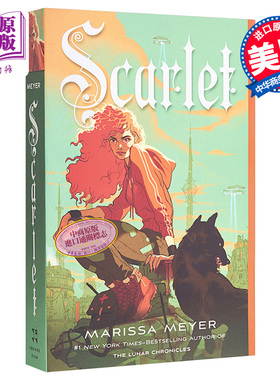 【中商原版】月族2 英文原版 Lunar Chronicles #02：Scarlet Marissa Meyer 科幻冒险小说